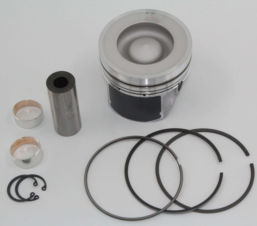 Original OEM Kubota V3800 CR Piston And Ring Kit With Wrist Pin And Clips .5mm Oversize, (Common Rail Engine)