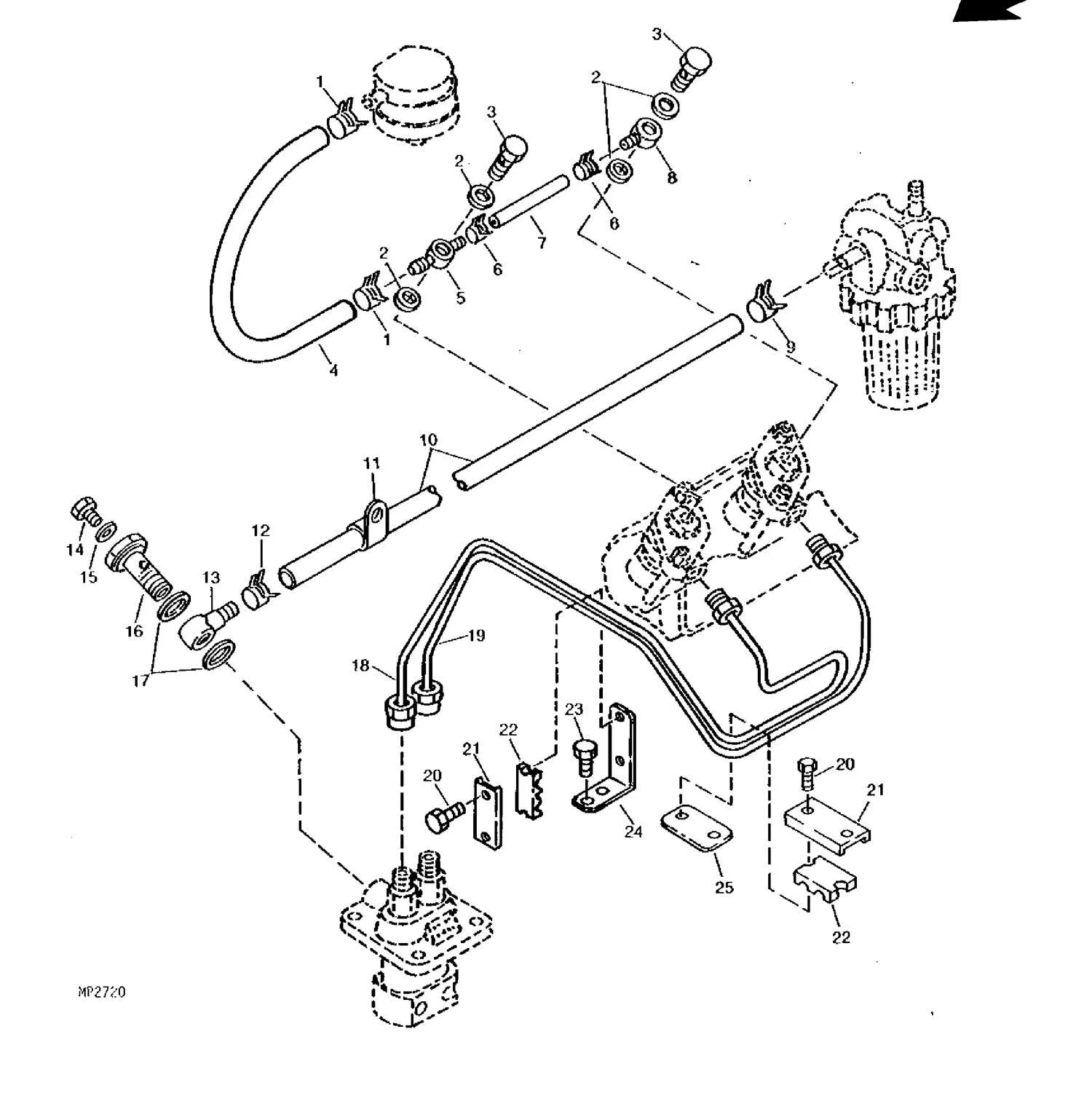 Copper Fuel Line Washer for John Deere (Item # 2 on drawing) - Weaver's ...