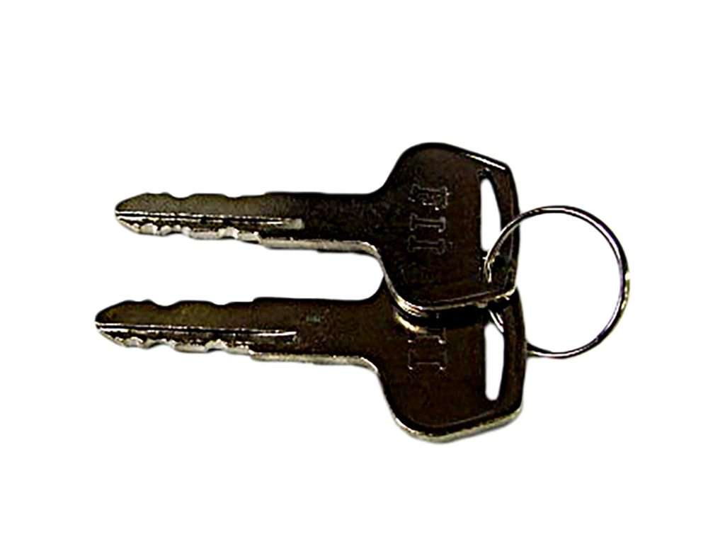 2- Ignition Keys for Aftermarket Switch IS-52110 Only